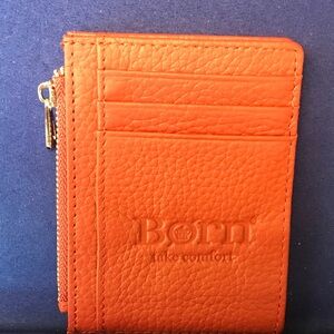 Coin & Card Holder BORN maroon